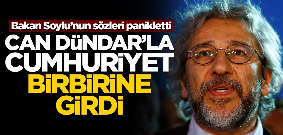 Bakan Soylu'nun sözleri panikletti! Cumhuriyet'le Can Dündar birbirine girdi