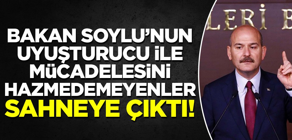 Bakan Soylu'nun uyuşturucu ile mücadeleki başarısını görmezden gelenler, AK Parti'yi hedef aldı!