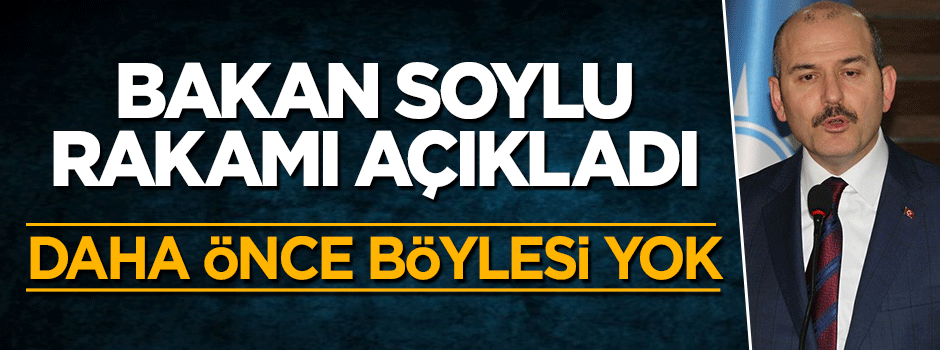 Bakan Süleyman Soylu öldürülen terörist sayısını açıkladı
