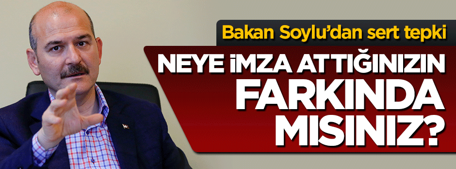 Bakan Süleyman Soylu'dan gazeteye verilen küstah ilana sert tepki!