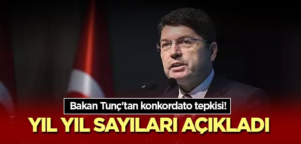 Bakan Tunç'tan konkordato tepkisi! Sayıları açıkladı