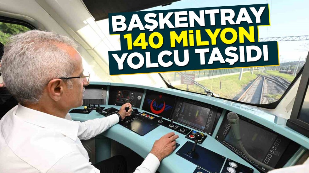 Bakan Uraloğlu Başkentray'ın yolcu sayısını açıkladı! 140,3 milyona ulaştı