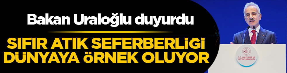 Bakan Uraloğlu: Milli kaynaklar çöpe değil, geleceğe yatırılıyor