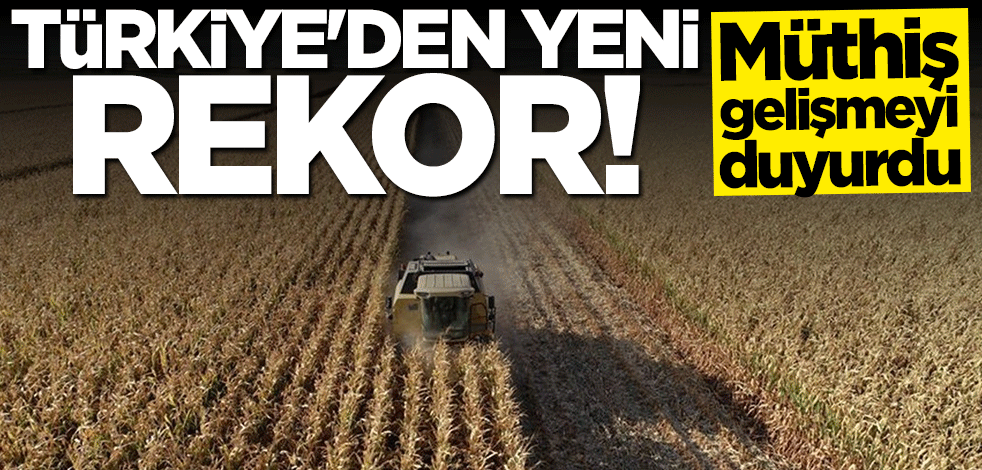 Bakan Vahit Kirişci duyurdu: Türkiye'den yeni rekor