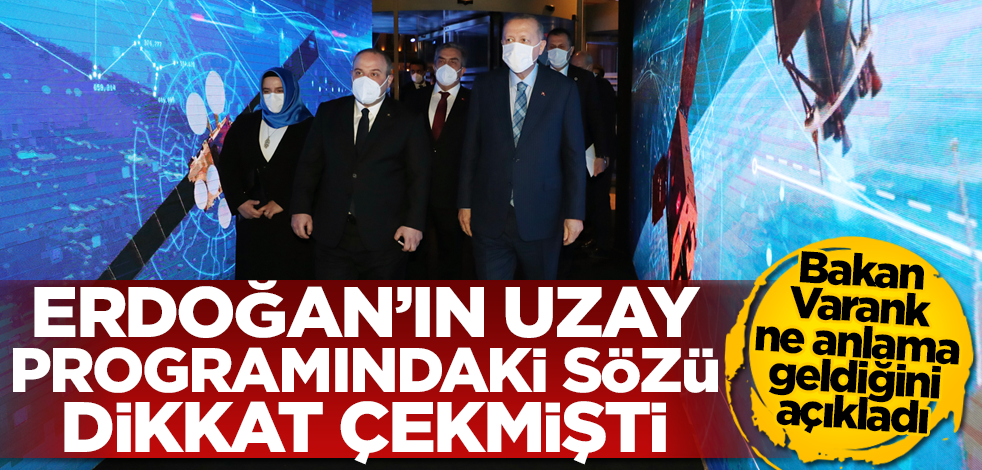 Bakan Varank Erdoğan'ın 'Ay'a sert iniş' sözünün anlamını açıkladı