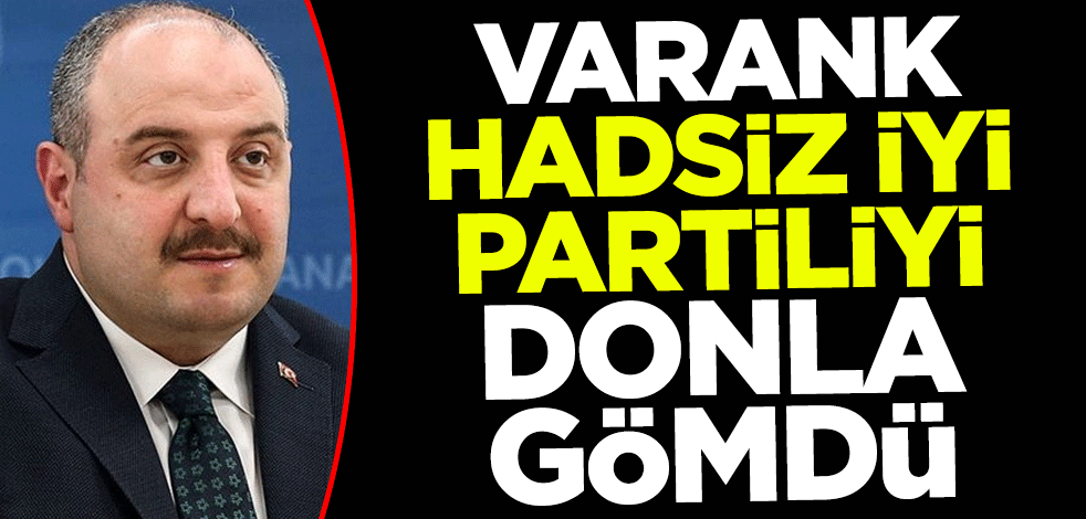 Bakan Varank hadsiz İyi Partiliyi donla gömdü
