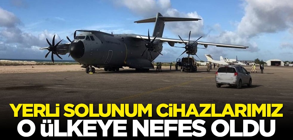 Bakan Varank: Yerli solunum cihazları Somali'ye de ''nefes'' oldu