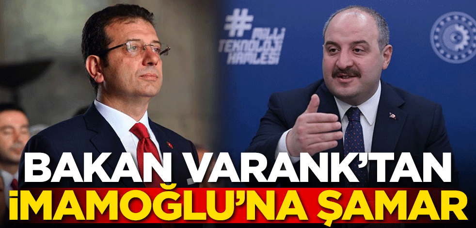 Bakan Varank'tan İmamoğlu'na şamar!