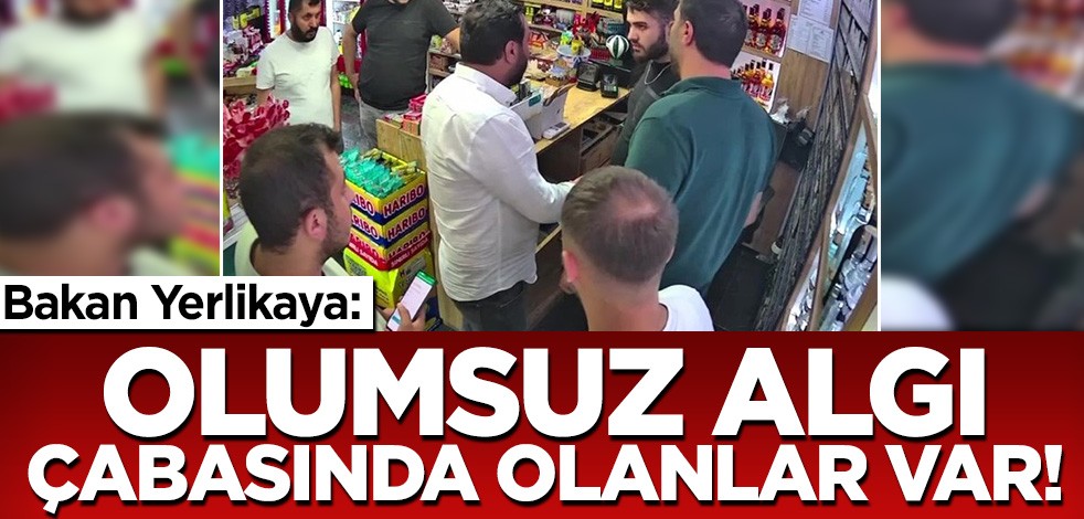 Bakan Yerlikaya'dan tekel bayiindeki cinayete ilişkin açıklama: Olumsuz algı çabasında olanlar var!