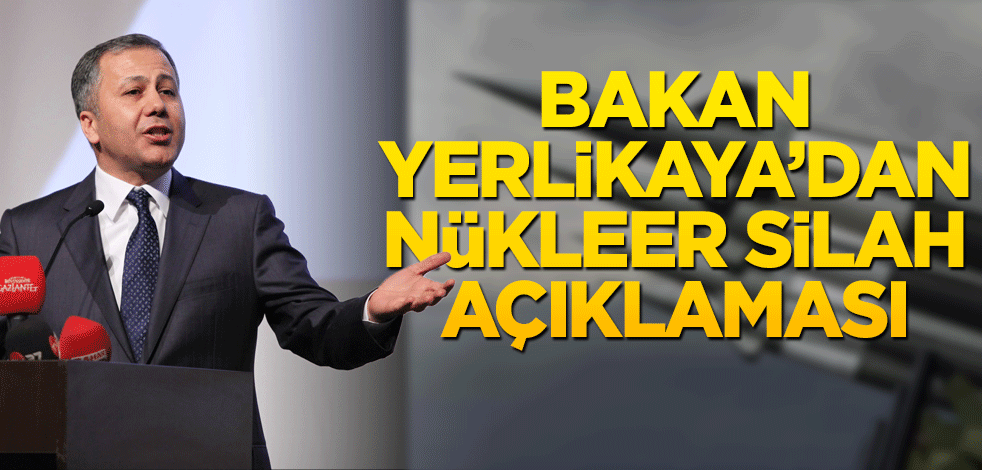 Bakan Yerlikaya’dan ‘Terörle mücadelede kimyasal silah kullanıyor’ iddialarına cevap