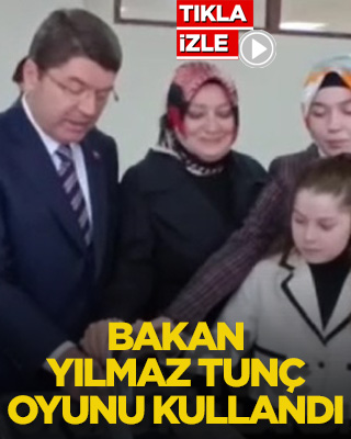 Bakan Yılmaz Tunç oyunu kullandı