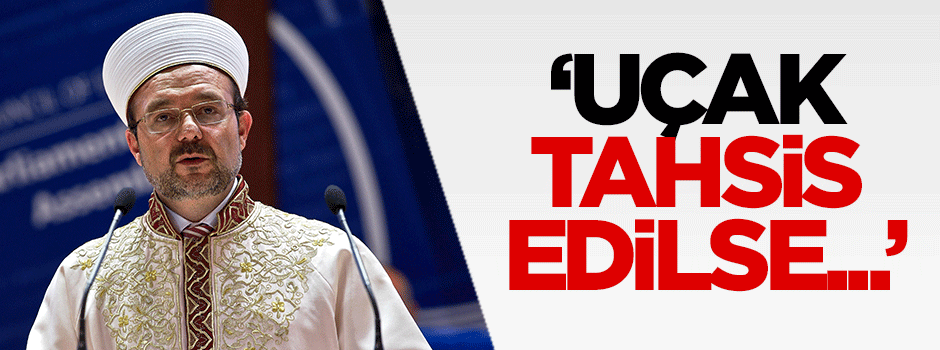 Bakan Yılmaz: Uçak tahsis edilse yeridir