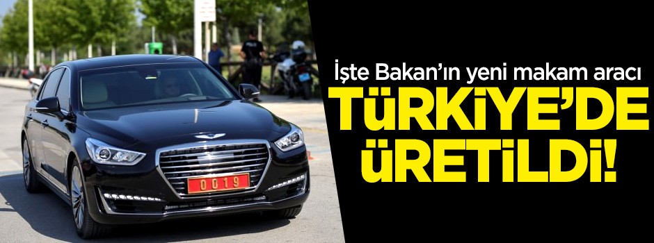 Bakan Zeybekci'nin yeni makam aracı
