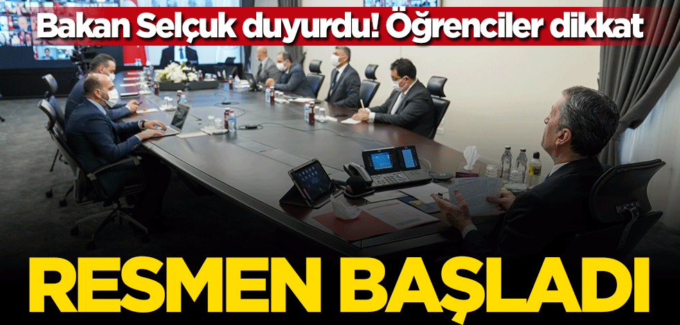 Bakan Ziya Selçuk duyurdu: 4. faz başladı