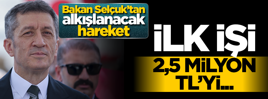 Milli Eğitim Bakanı Ziya Selçuk, hisselerini devretti