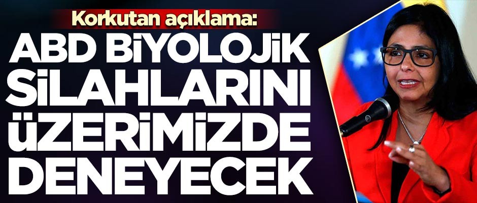 Venezuela'dan korkutan açıklama: ABD biyolojik silahlarını üzerimizde deneyecek