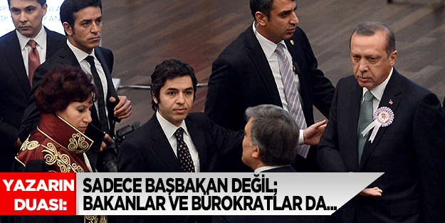 "Bakanlarımız ve bürokratlarımız da haksızlıklar karşısında susanlardan olmasın"