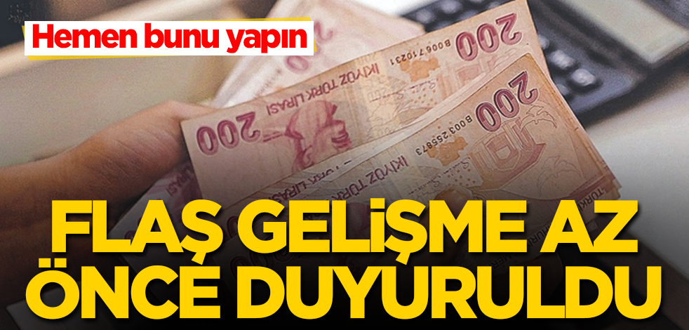 Bakanlık az önce duyurdu! Ödemeler başladı! Hesaplarınızı kontrol edin