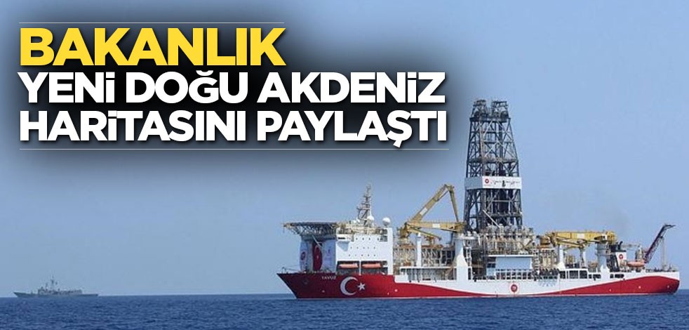 Bakanlık BM'ye bildirilen yeni petrol arama alanı haritalarını yayınladı