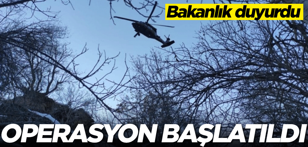 Bakanlık duyurdu! 'Eren-11 Sehi Ormanları Operasyonu' başlatıldı