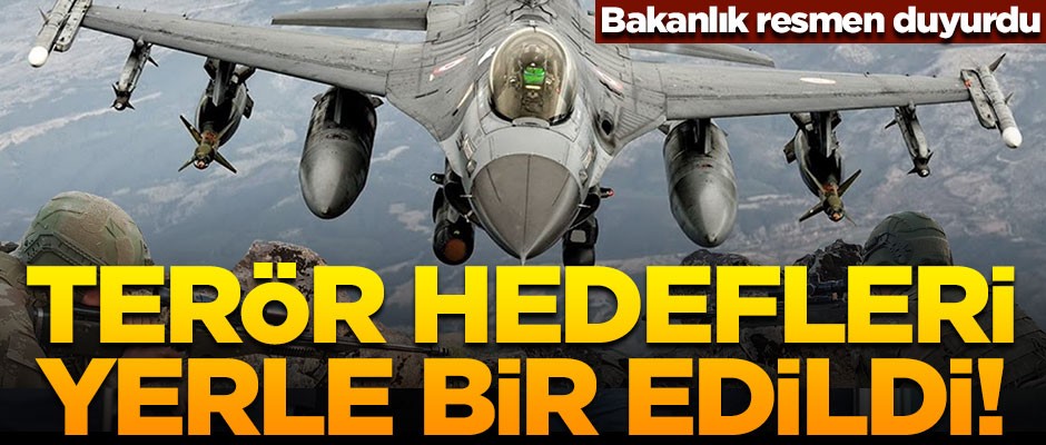 Bakanlık resmen duyurdu! Pençe Harekatı'nda terör hedefleri yerle bir edildi