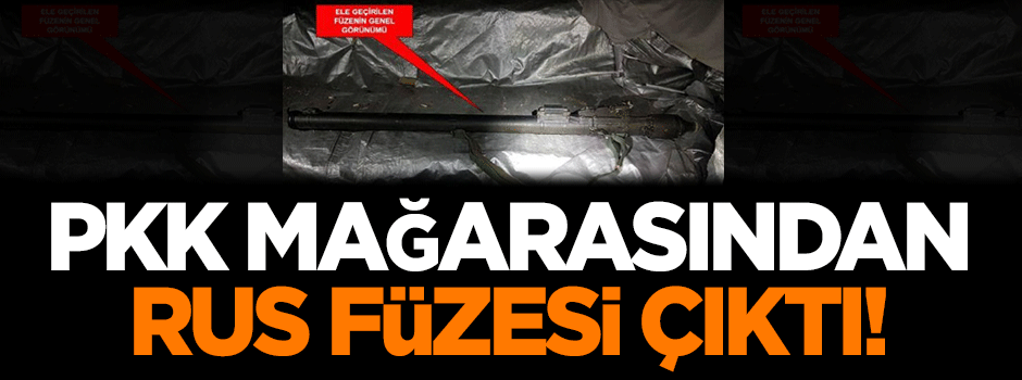 Bakanlık: Rus menşeli füze ele geçirildi