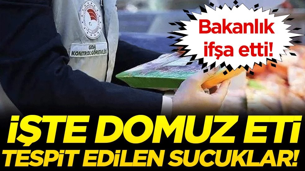 Bakanlık skandalı ortaya çıkardı: İşte domuz eti tespit edilen sucuklar!