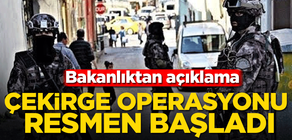 Bakanlıktan açıklama! Çekirge operasyonu başladı