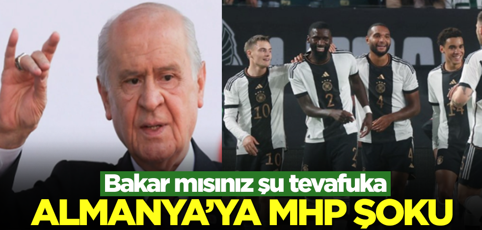 Bakar mısınız şu tevafuka! Almanya'ya MHP şoku