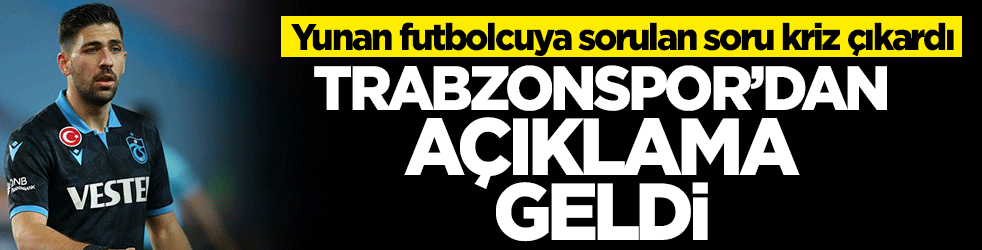Bakasetas'a yöneltilen bayrak sorusu kriz çıkardı! Trabzonspor Kulübü Başkanı Ahmet Ağaoğlu'ndan açıklama