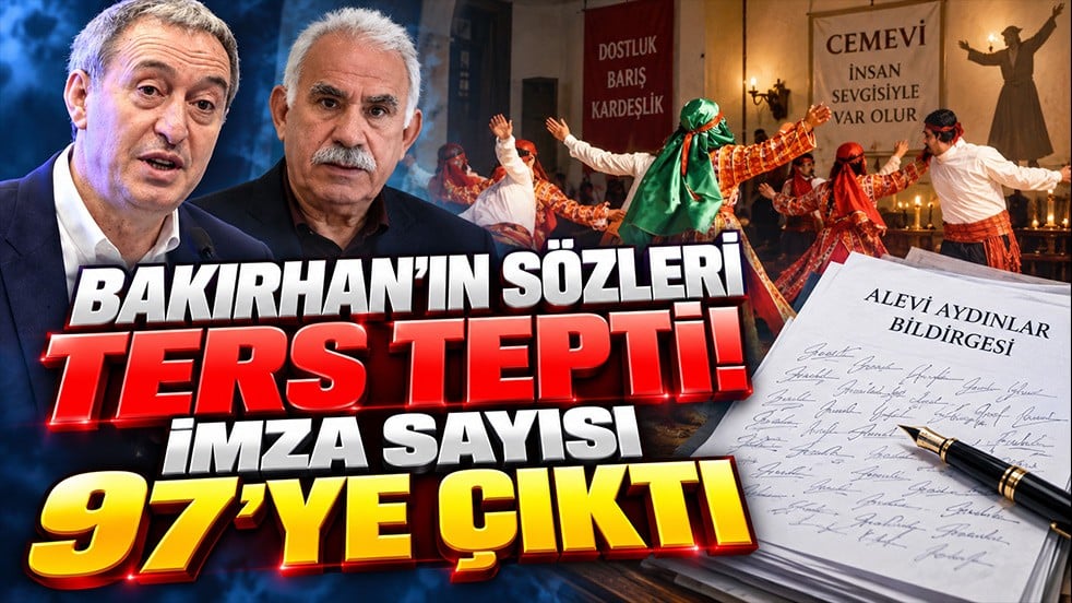 Bakırhan'ın sözleri ters tepti! Alevi bildirisinde imza sayısı 97'ye çıktı
