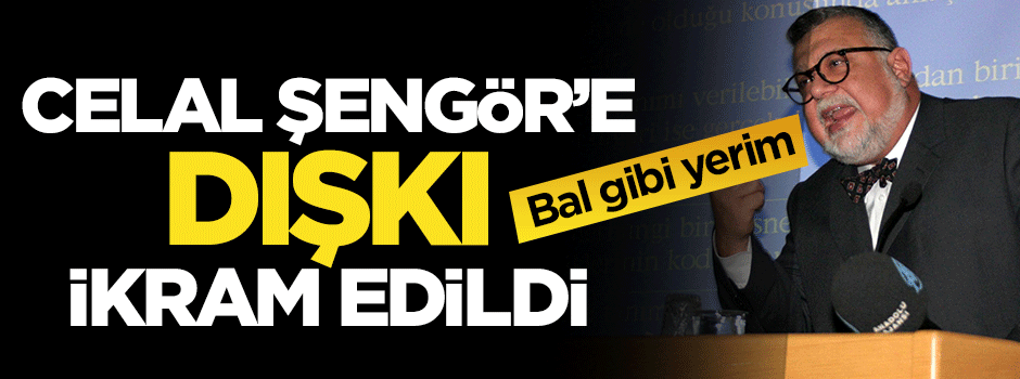'Bal gibi dışkı yerim' diyen Celal Şengör'e dışkı ikram edildi