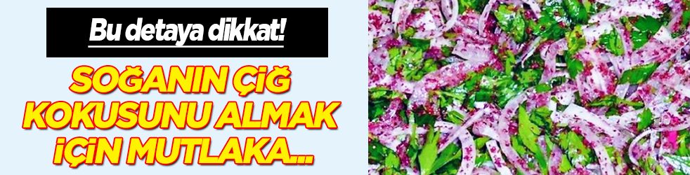 Balığın yanına sumak salatası tarifi: Sumak soğana ne zaman eklenmeli?