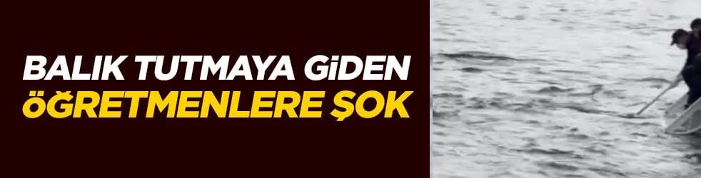 Balık tutmaya giden öğretmenlere şok