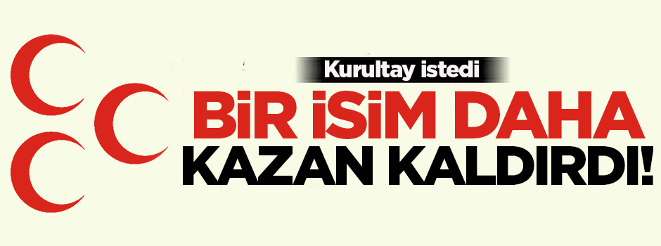 Balıkesir milletvekili İsmail Ok da 'kurultay' istedi