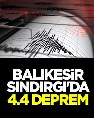 Balıkesir Sındırgı'da 4.4 deprem