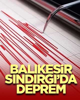 Balıkesir'de 4 büyüklüğünde deprem