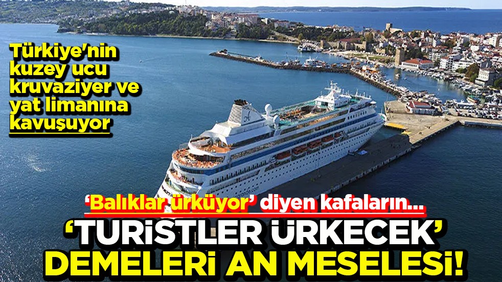 ‘Balıklar ürküyor’ diyen kafaların… Turistler ürkecek demeleri an meselesi!