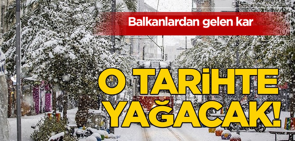 Balkanlardan gelen kar İstanbul ilimize yağacak: Bulgaristan bembeyaz! Şapka, eldiven ve atkıları hazırlayın!