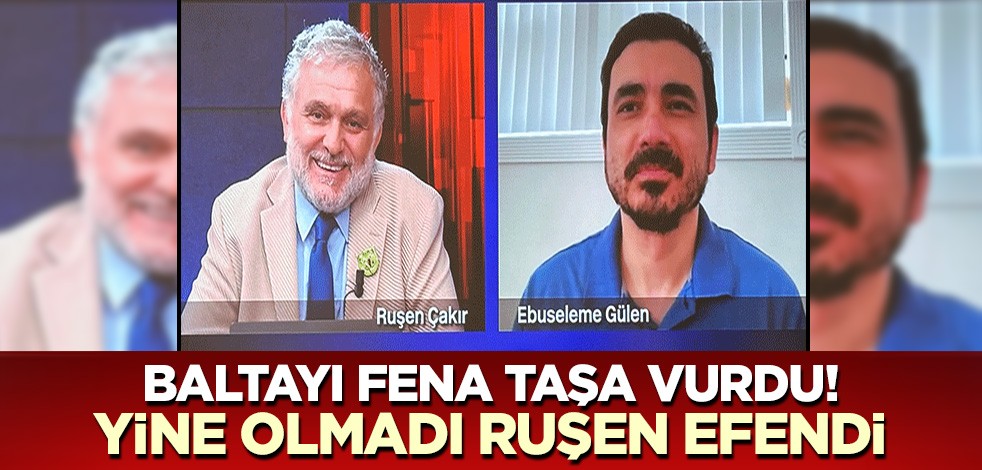 Baltayı fena taşa vurdu! Yine olmadı Ruşen efendi