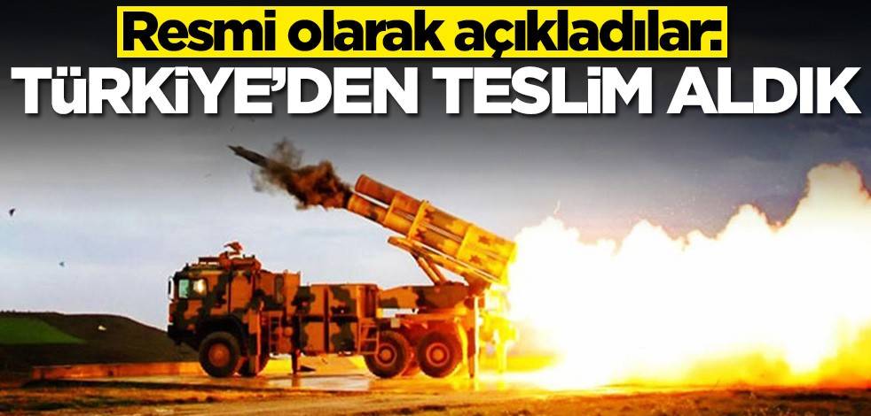 Bangladeş dünyaya duyurdu: Türkiye'den teslim aldık