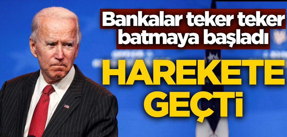 Bankalar teker teker batmaya başlayınca harekete geçti