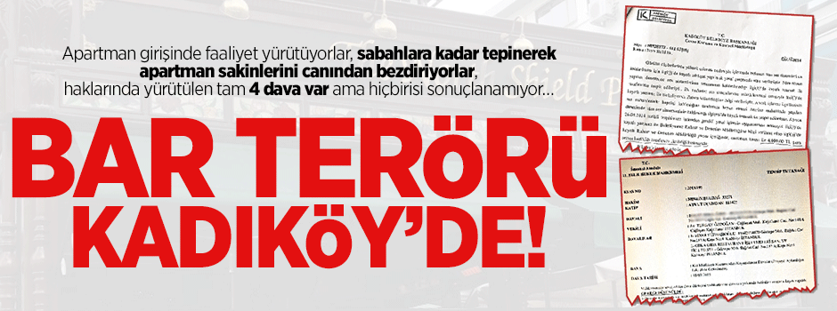 ‘Bar terörü’ Kadıköy’de