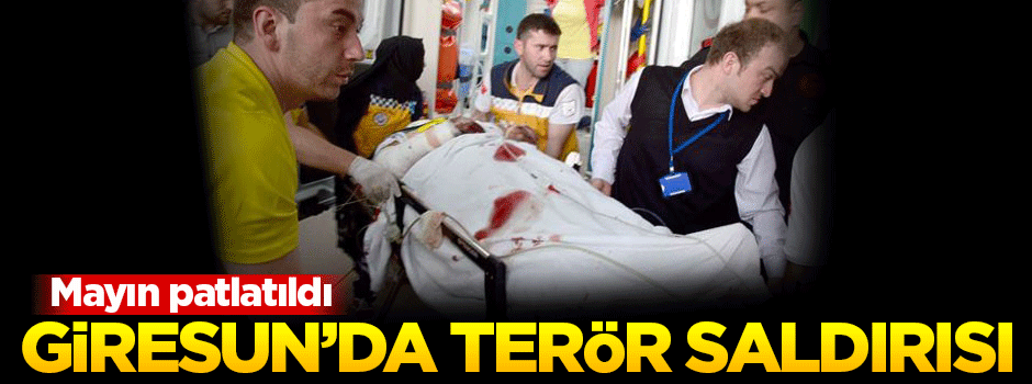 Barajda mayın patladı: 1 özel güvenlik yaralandı