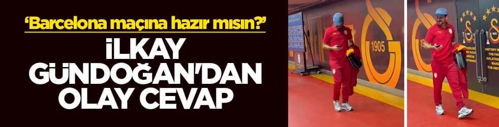 "Barcelona maçına hazır mısın?" İlkay Gündoğan'dan olay cevap