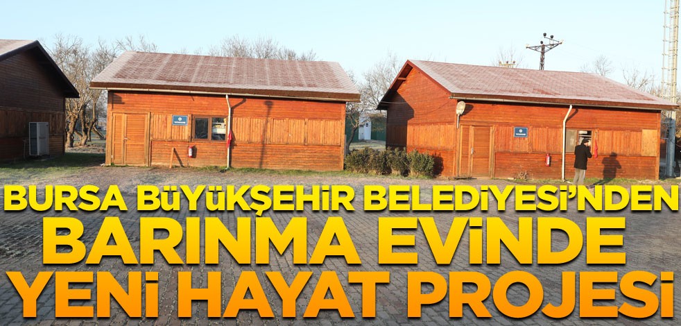 Barınma evinde yeni bir hayat projesi