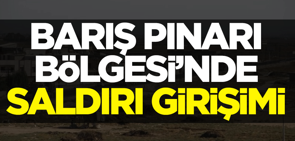 Barış Pınarı Bölgesi'nde saldırı girişimi!