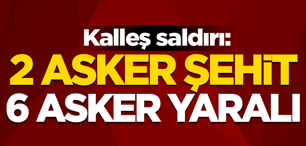 Barış Pınarı harekat bölgesinde terör saldırısı: 2 asker şehit oldu, 6 asker ise yaralandı