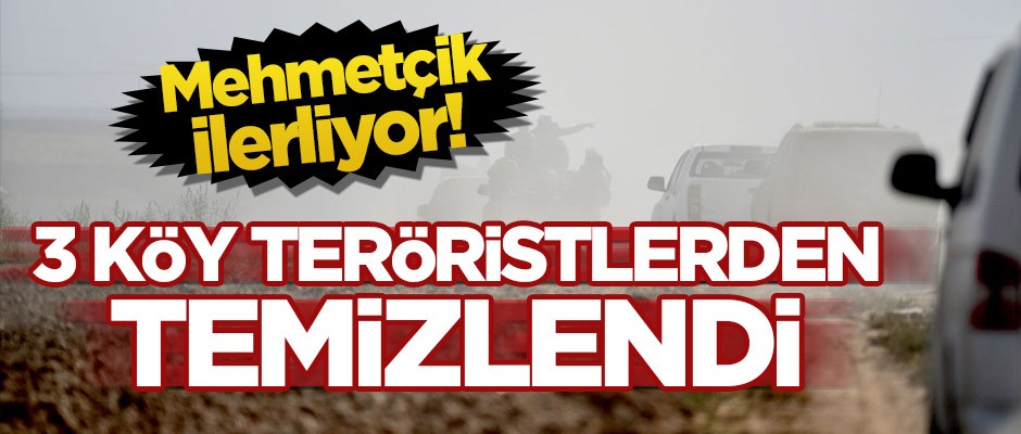 Barış Pınarı Harekatı kapsamında 3 köy teröristlerden temizlendi!