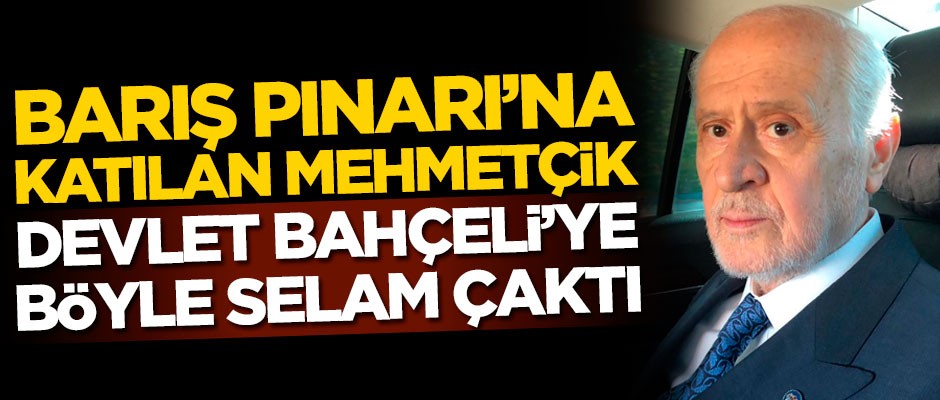 Barış Pınarı Harekatı'na katılan Mehmetçik, Devlet Bahçeli’ye böyle selam çaktı